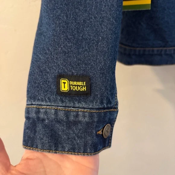 John Deere Boys Denim Trucker Jacket, Medium (8) - Picture 6 of 6